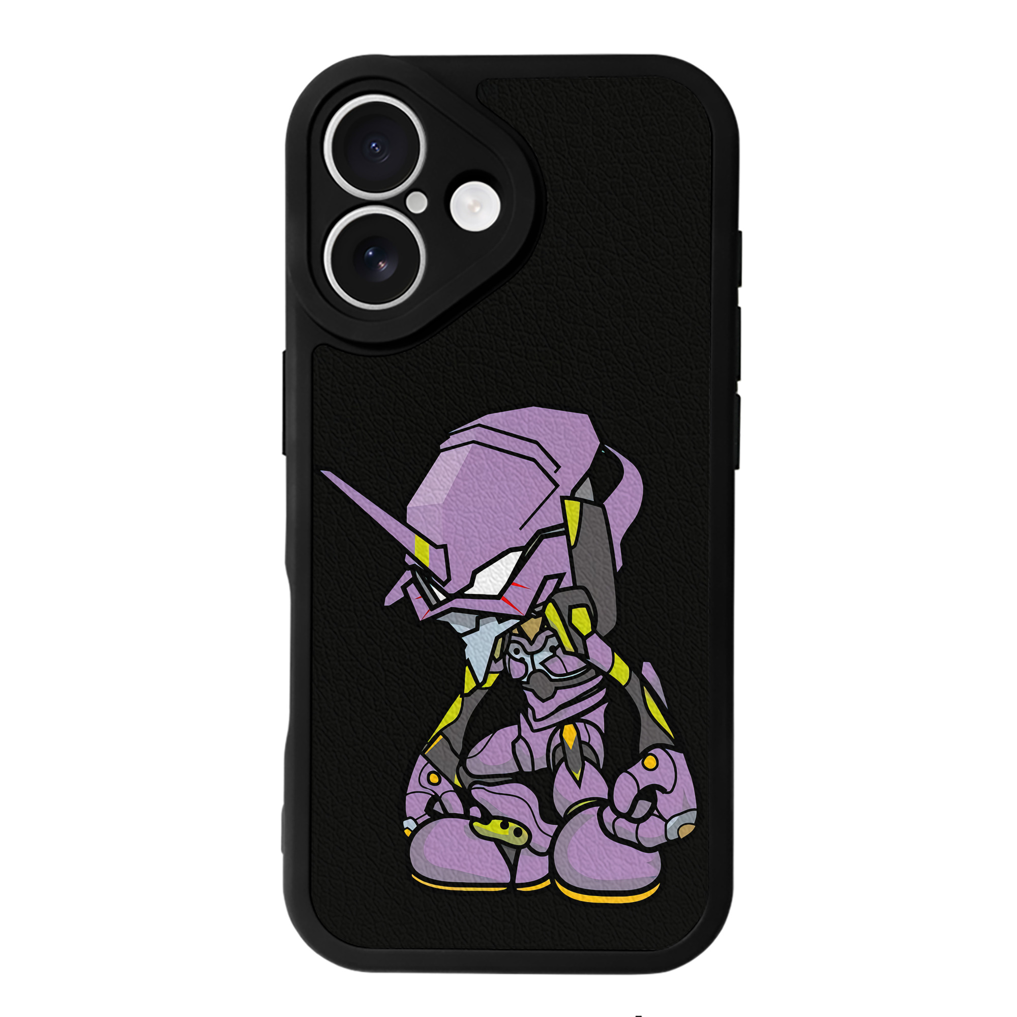 （画像用） EVA 新世紀エヴァンゲリオン 【iPhone 16シリーズ対応】シリコンスマホケース（レザー調） 材質：シリコン